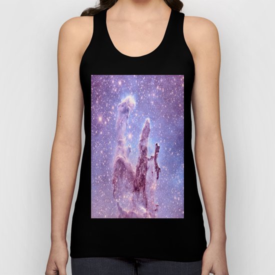 Subtle Space : Pillars of Creation Nebula Unisex Tank Top