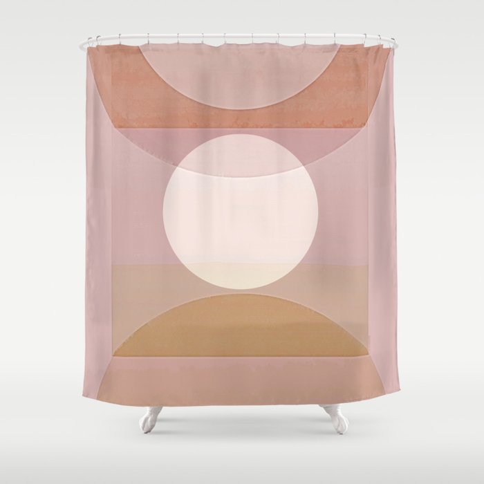 Bauhaus Moon Shower Curtain