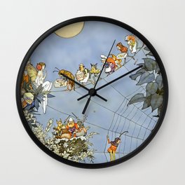 “The Fairy’s Birthday” Illustration by W Heath Robinson Wall Clock