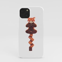 Red Panda Zen iPhone Case