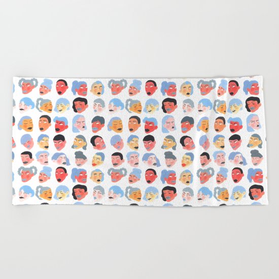 Head Beach Towel