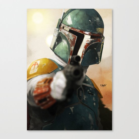 Boba Canvas Print