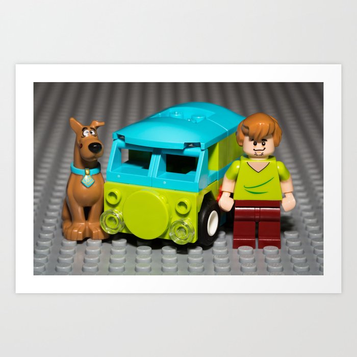 Shaggy and DOO Art Print