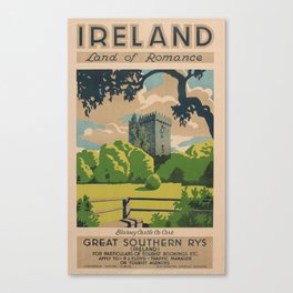 Ireland Land of Romance Canvas Print