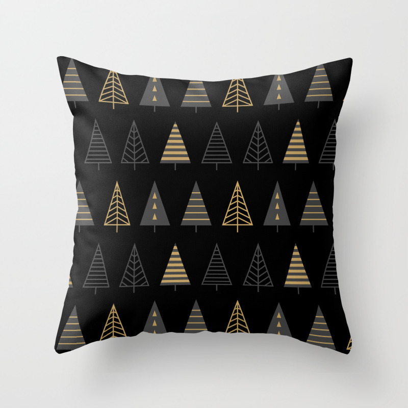 modern christmas pillows