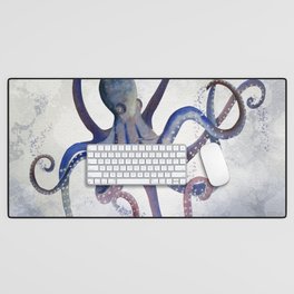 Lone Octopus  Desk Mat