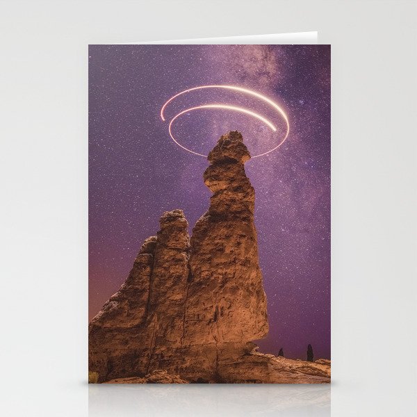 Mexico Desert Night Sky Stationery Cards