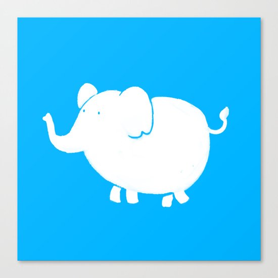 White Elephant Canvas Print