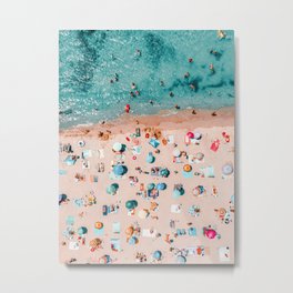 Aerial Ocean Print, Pastel Colors Beach, Sea Beach Print, Coastal Print, Beach Photography, Aerial Beach Print, Bondi Beach Print, Art Print Metal Print