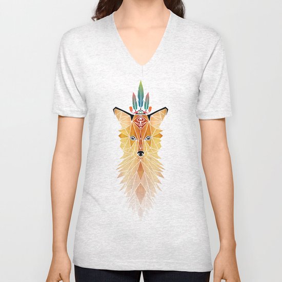 fox spirit Unisex V-Neck