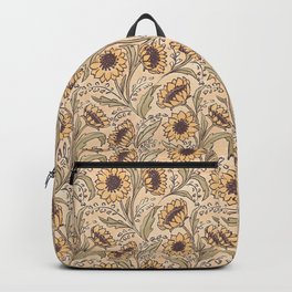 Sunflowers - gold Backpack
