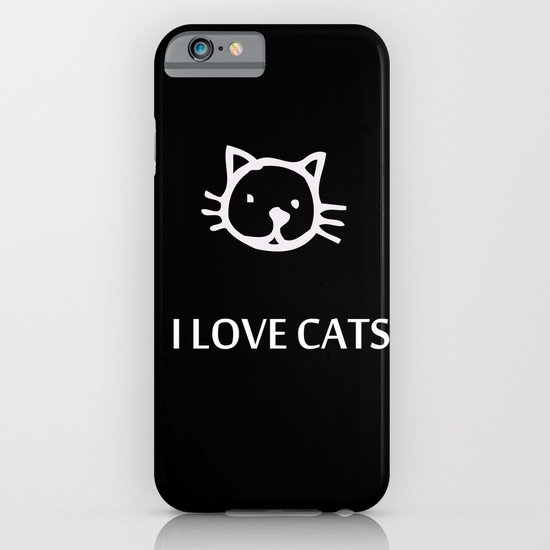 I LOVE CATS iPhone & iPod Case