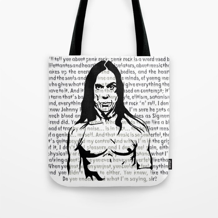 I'll tell you about punk rock Tote Bag