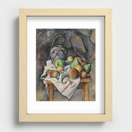 Ginger Jar (Pot de gingembre) (ca. 1895) by Paul Cézanne. Recessed Framed Print