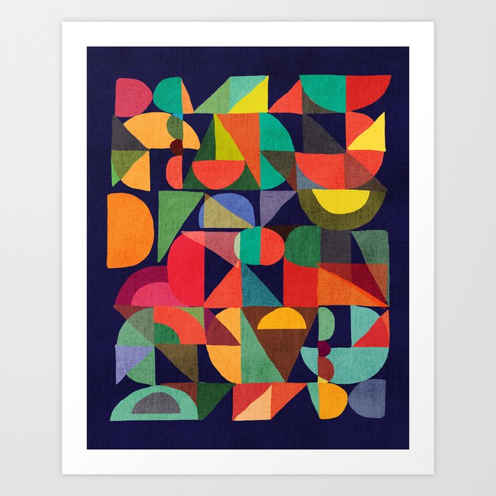 Color Blocks Art Print