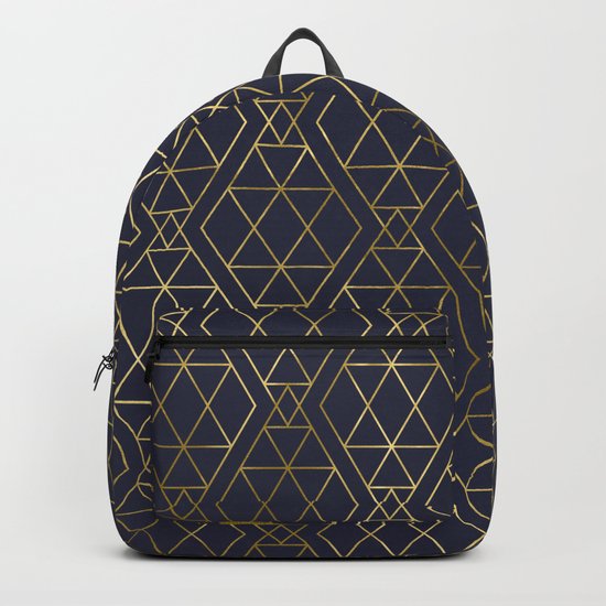 Modern Art Deco Geometric 2 Backpack