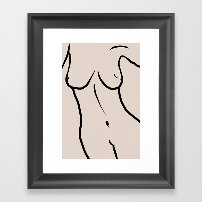 Nude Framed Art Print