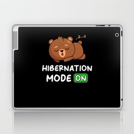 Hibernation Mode On With Bear Laptop Skin