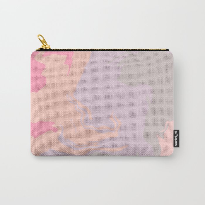 Marble Aesthetic Swirl - Pastel Carry-All Pouch