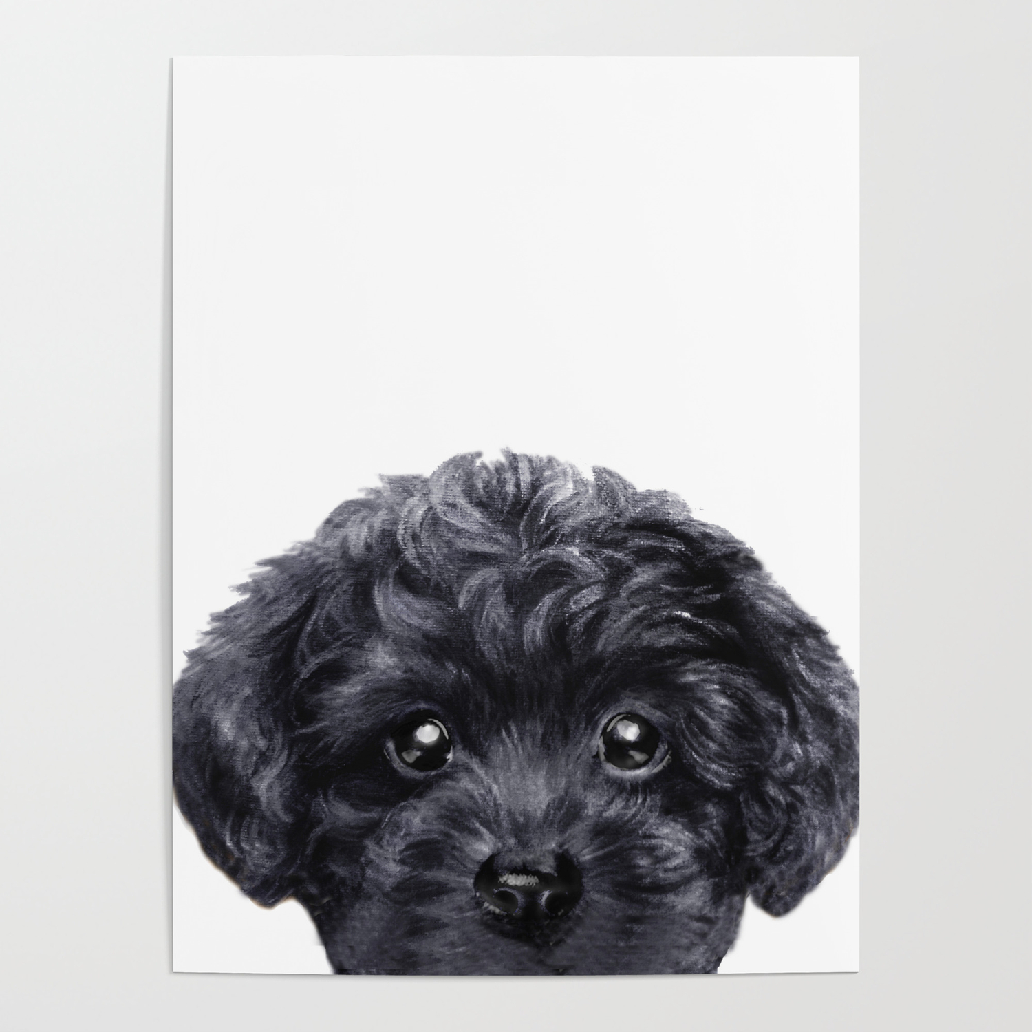 Dog Home Decor Always Be A Poodle Poster Art Print