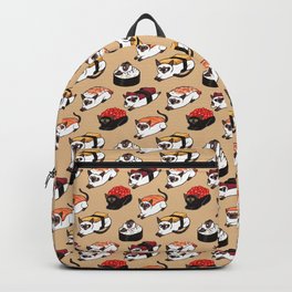Sushi Siamese Cat  Backpack