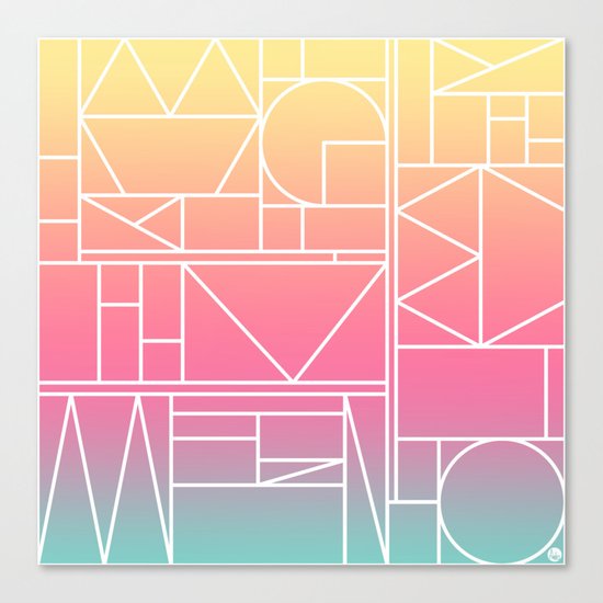 Kaku Quattro Canvas Print