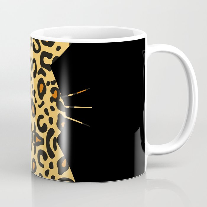 Cute Womens Happy Easter Leopard Bunny Coffee Mug