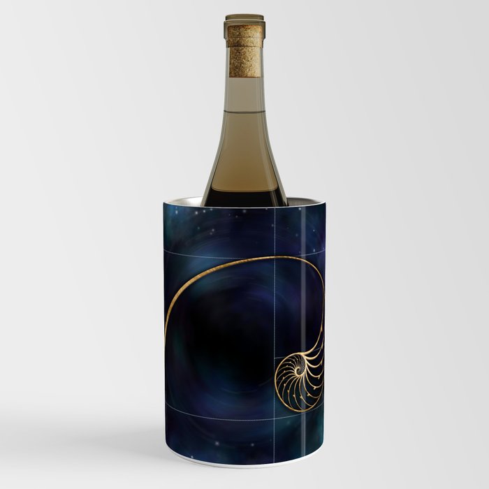 Nautilus Shell - Sacred Geometry Wine Chiller