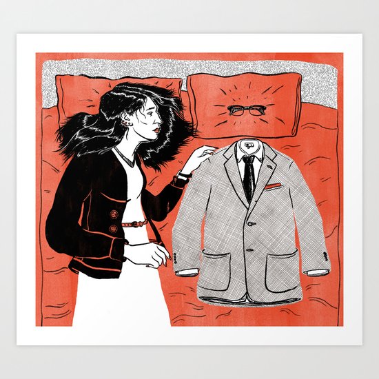 Dealing with Loss Art Print