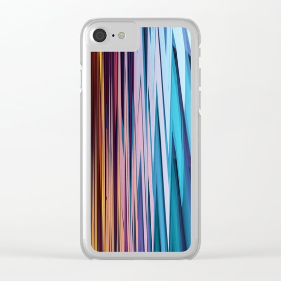 Water and Earth tones in an Abstract Clear iPhone Case