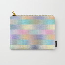 Colorful Gradient Stripes Strokes Pattern Carry-All Pouch