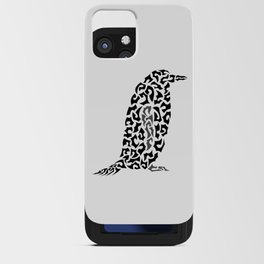 Penguin in shapes iPhone Card Case