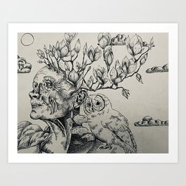 Grandmother's Wisdom Art Print