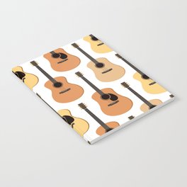 Acoustic Guitars Pattern Notebook