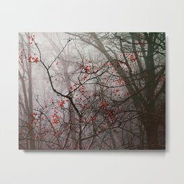 Forest of Red Metal Print
