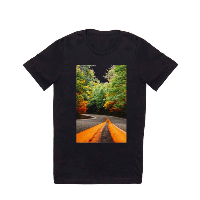 autumn road in new england T Shirt