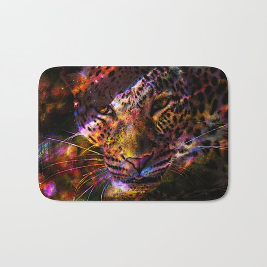 Galaxy Leopard Bath Mat