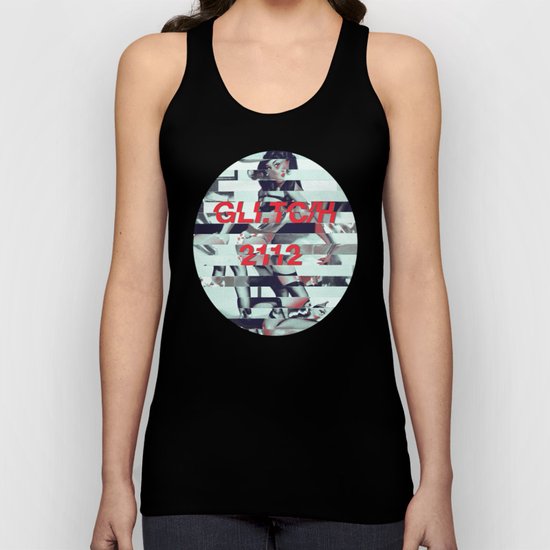 Glitch Decon 1 Unisex Tank Top