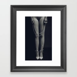 Pearl Legs Framed Art Print