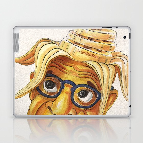 Woody Allen: 7 slices of banana Laptop & iPad Skin