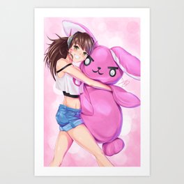 Bunny Hug Art Print