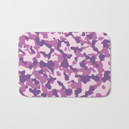 Camouflage Trending Colors Purple Bath Mat | Graphicdesign, Bodacious, Stunning, Camouflage, Pink, Purple, Boho, Girlygirl, Cute, Colorful 