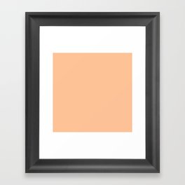 Orange-Peach Framed Art Print