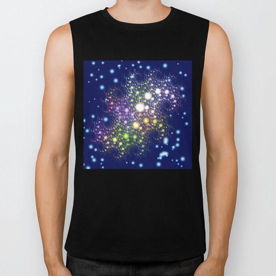 Space Pearls Biker Tank