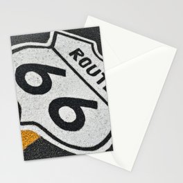 The mythical Route 66 sign. Stationery Cards