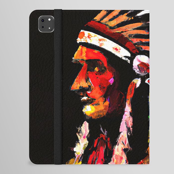Native American Chief iPad Folio Case