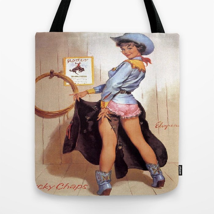 chaps tote bag