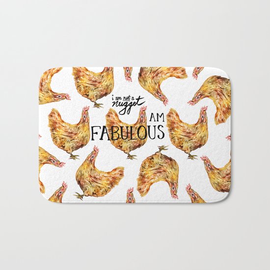 I AM FABULOUS Bath Mat