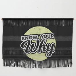Know Your Why Wall Hanging
