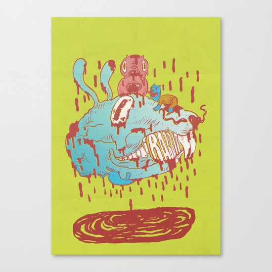 thump, thump! Canvas Print